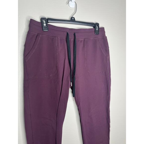 Zyia Unwind Plum Stretch Athletc Joggers Womens Size Medium - Picture 3 of 6